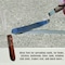 A2Z Scilab Caulk Finishing Spatula 8 Total Length with 0.75 Wide 4 Long Stainless Steel Blade A2Z-ZR-WHS4BY - alternate 3